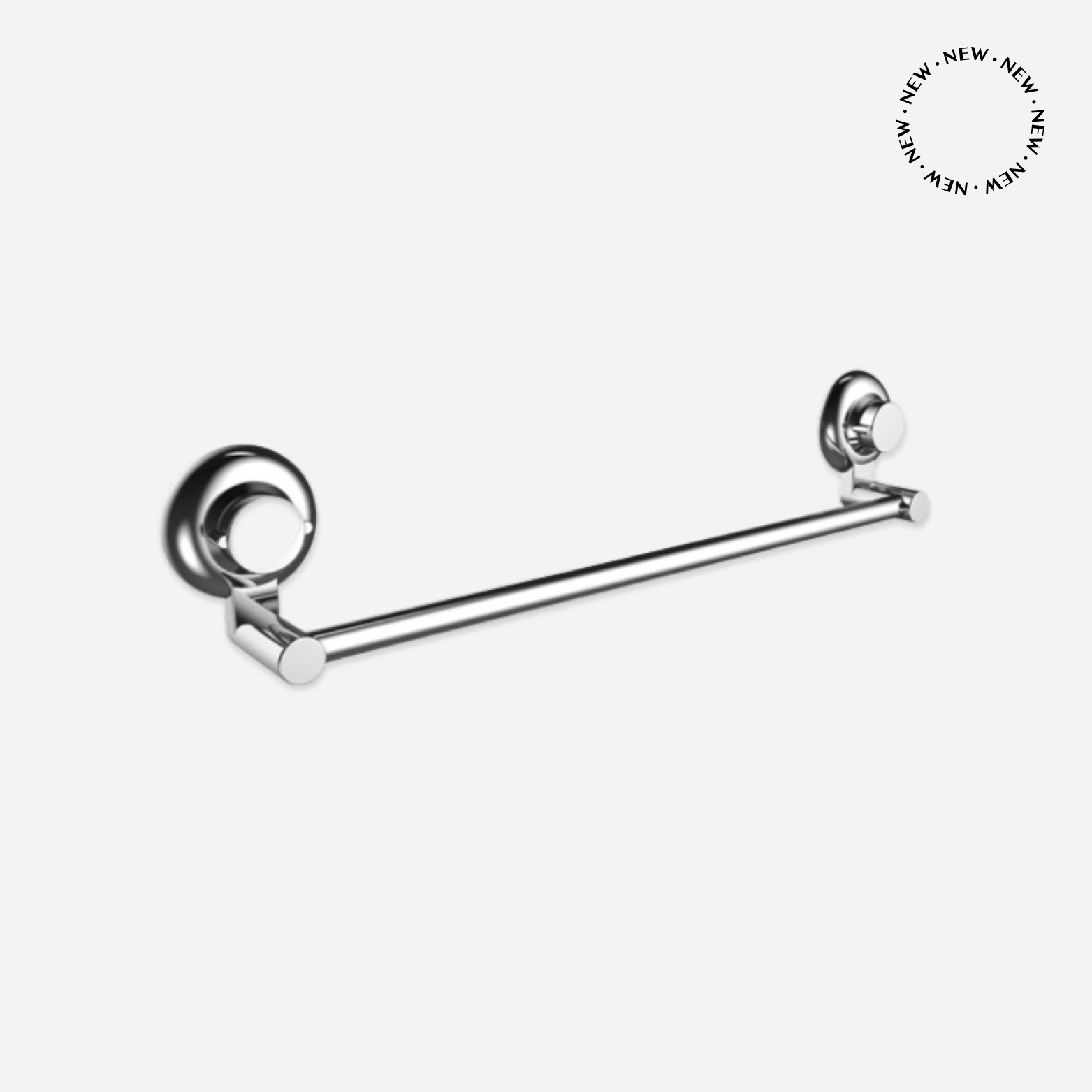 ROHA HANDTUCHHALTER MIT SAUGNÄPFEN CLASSIC