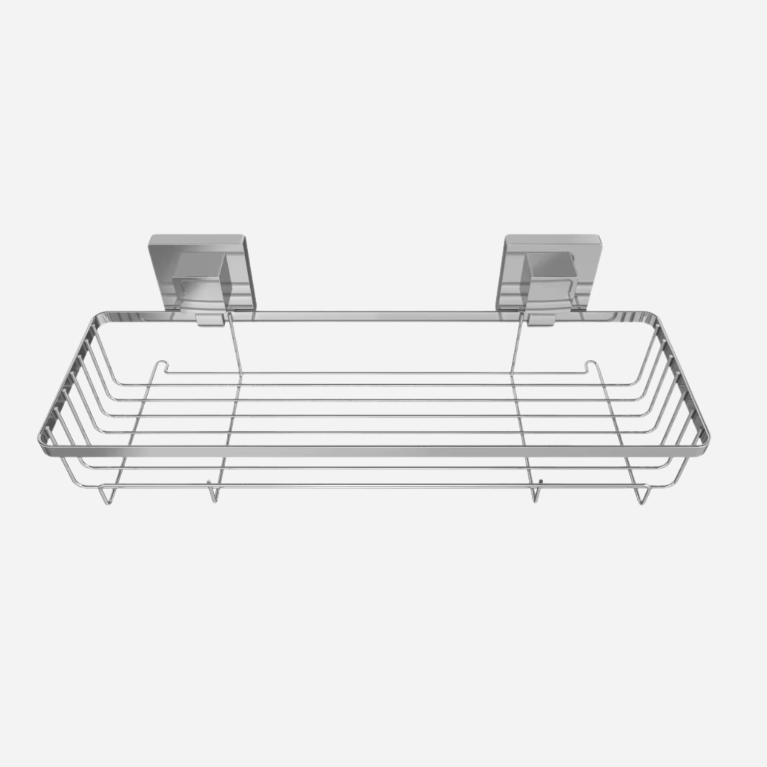 ROHA-AUFBEWAHRUNGSREGAL MIT SAUGNÄPFEN