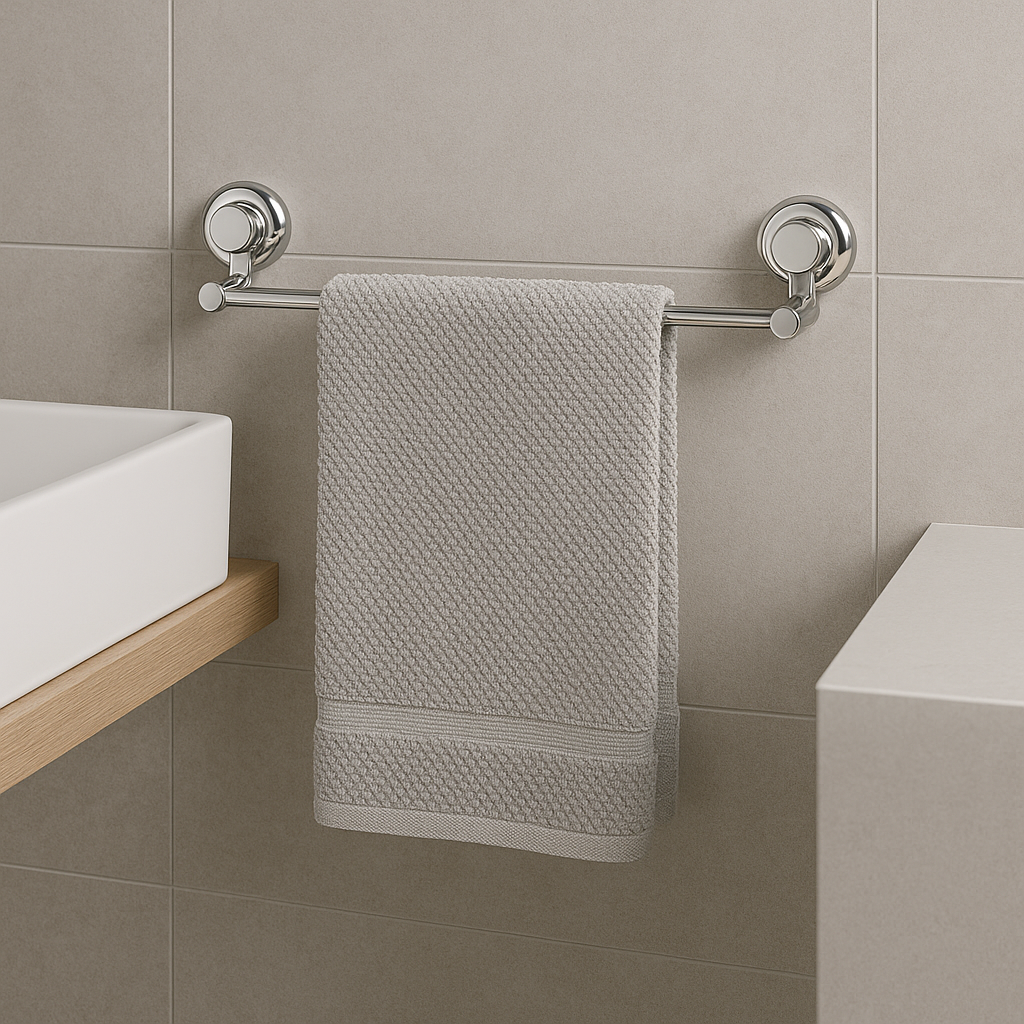 ROHA HANDTUCHHALTER MIT SAUGNÄPFEN CLASSIC