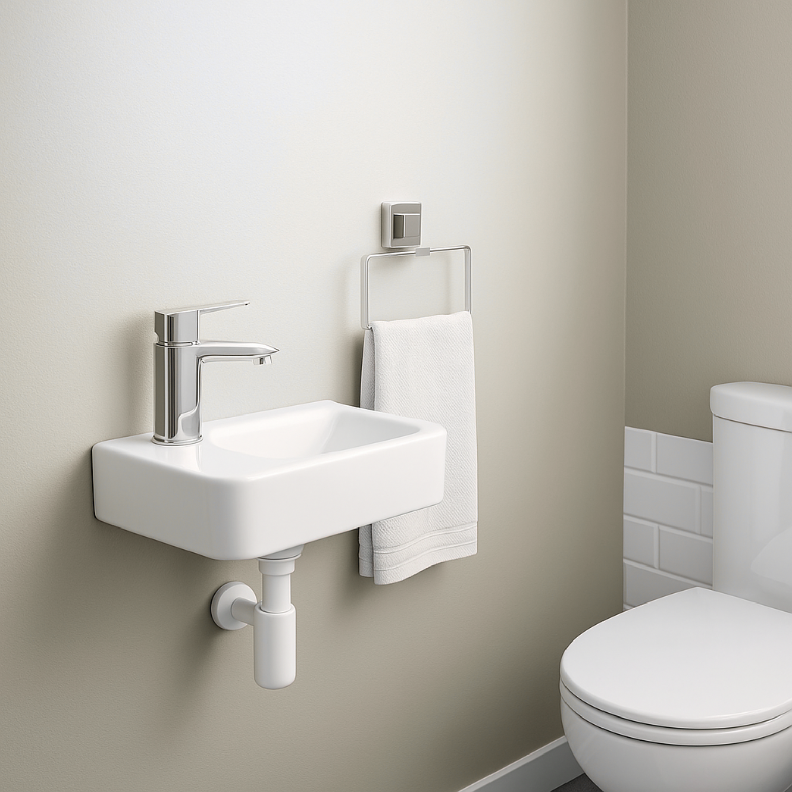 ROHA HANDTUCHHALTER MIT SAUGNÄPFEN