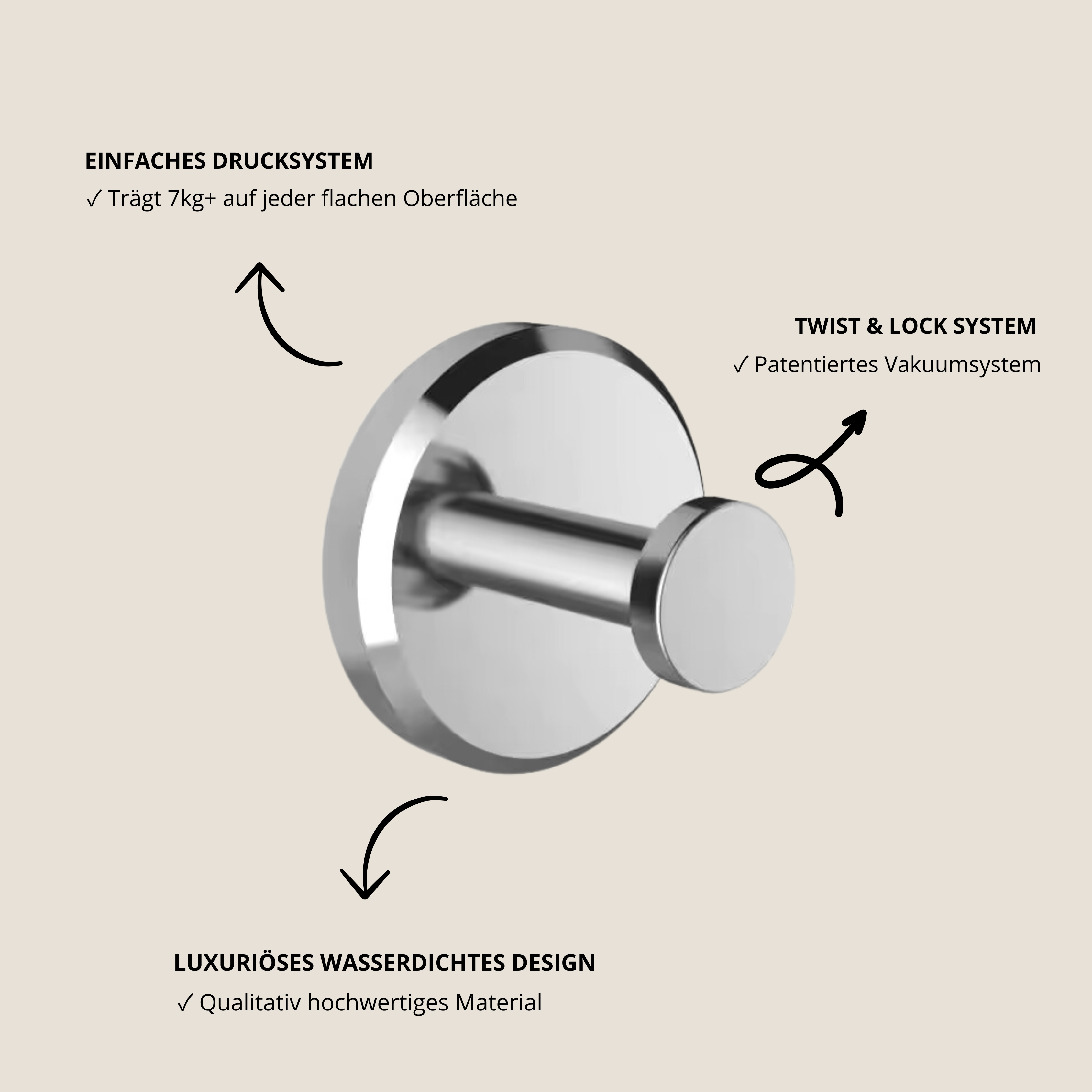 ROHA SAUGNAPFHAKEN CHROME